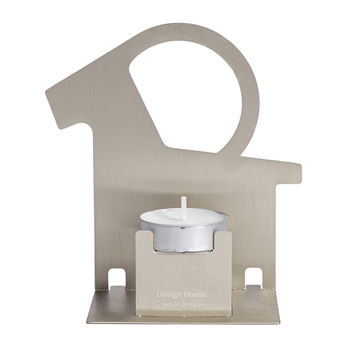 Design House Stockholm Pop-up telysholder julebukk Rustfritt stål