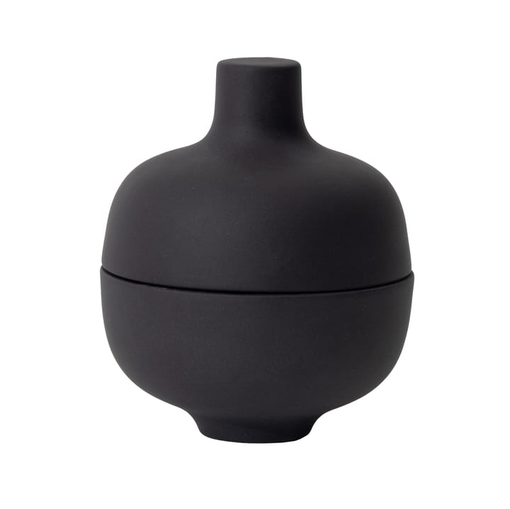 Sand skål med lokk S Ø 8,2 cm - Black clay - Design House Stockholm