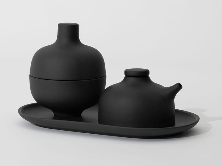 Sand soyakanne 12 cl - Black clay - Design House Stockholm