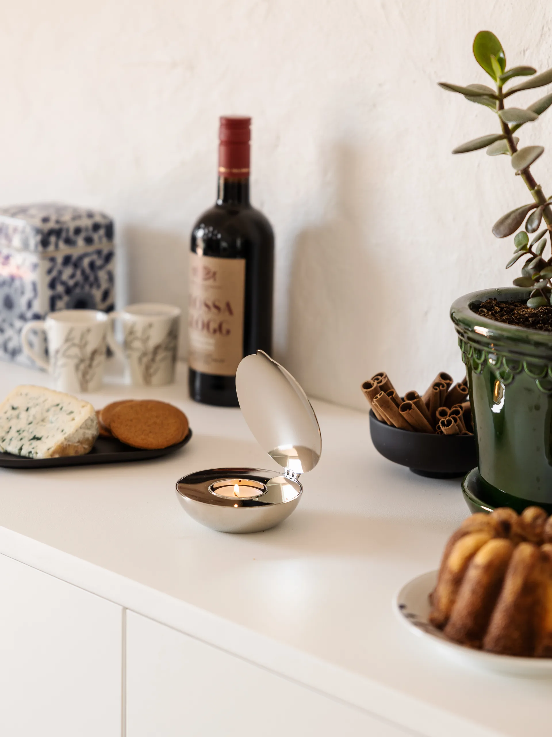 Shell Telysholder, nikkel Design House Stockholm