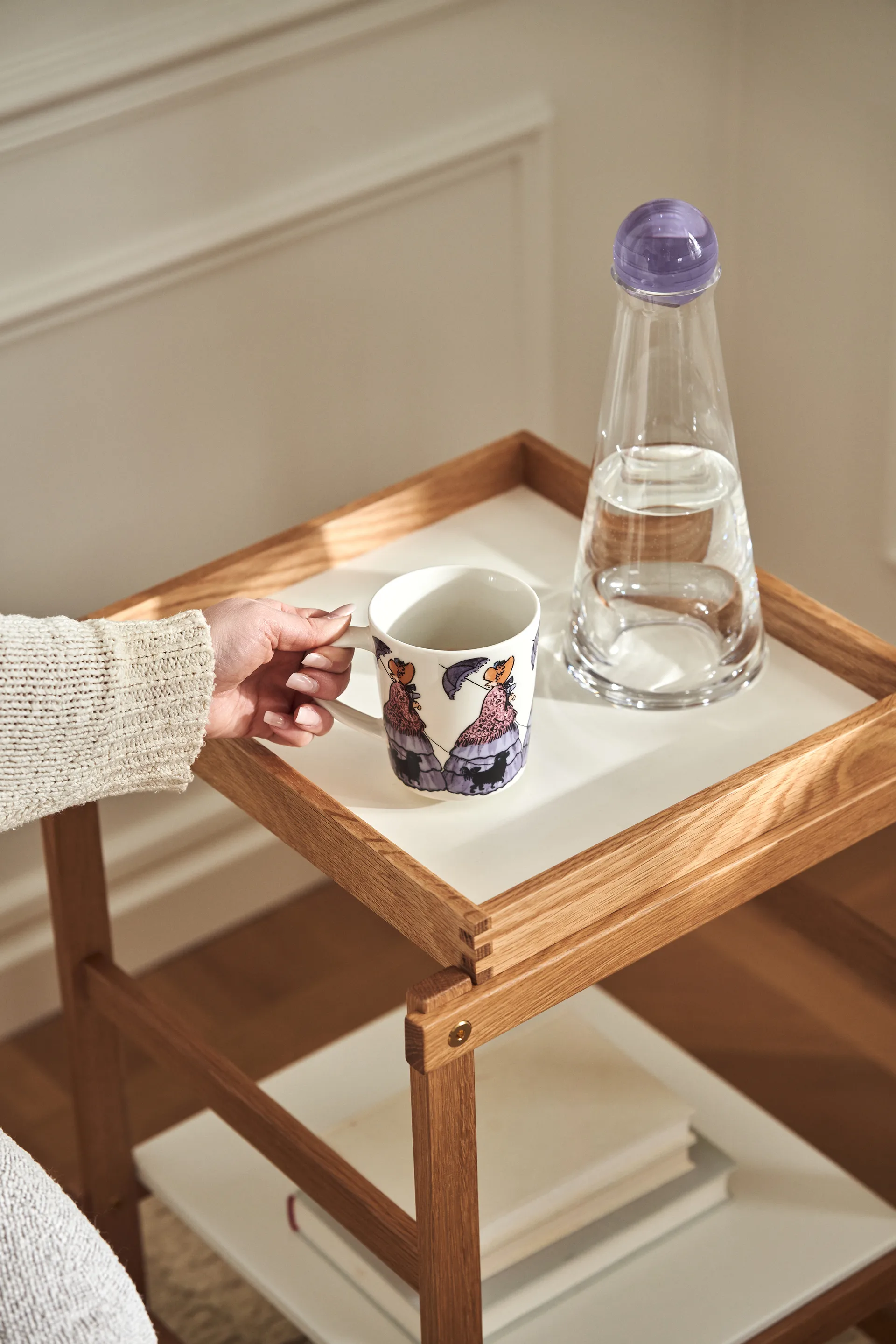 Tante Fiolett krus med hank, 40 cl Design House Stockholm