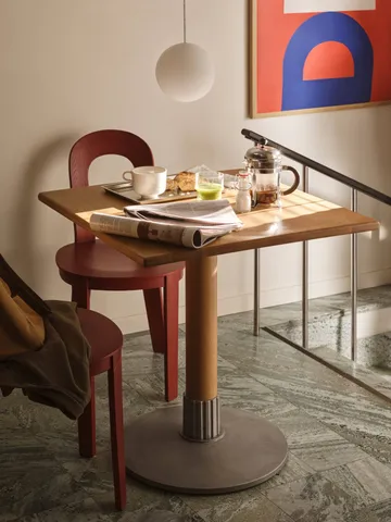 Tock Table spisebord - Mørk eik, 75x75x76 cm - Design House Stockholm