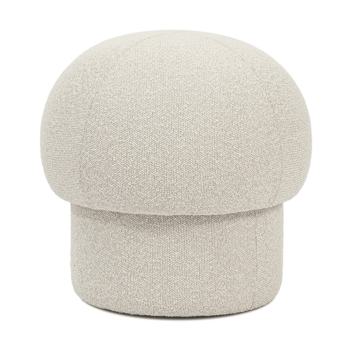 Design House Stockholm Uno puff 50 cm Cream | Skandinavisk Design | Puffer | Hvit