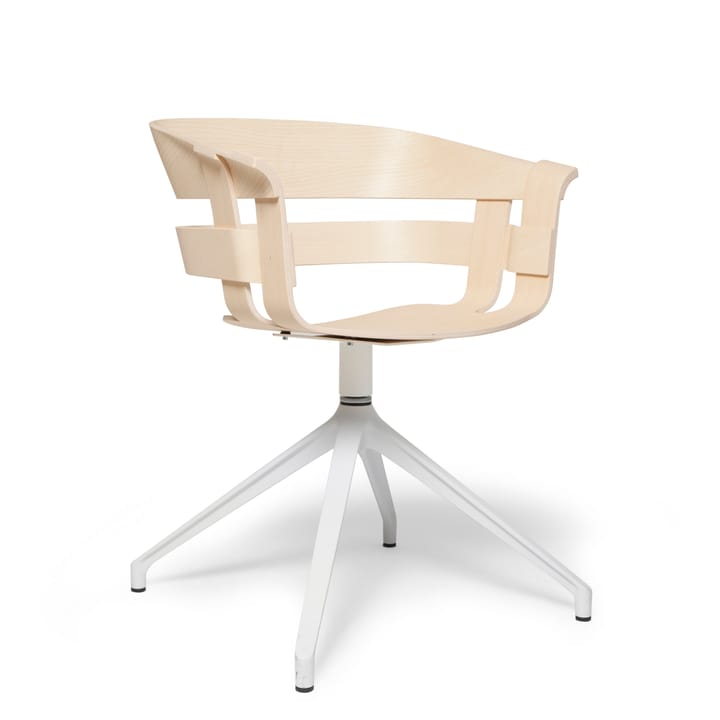 Wick Chair kontorstol - ask-hvitemetallbein - Design House Stockholm