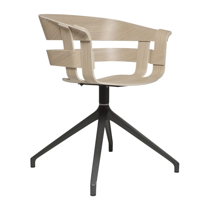 Wick Chair kontorstol - eik-grå metallbein - Design House Stockholm