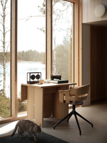 Wick Chair kontorstol - eik-grå metallbein - Design House Stockholm
