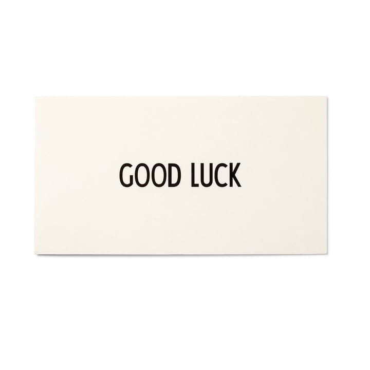 AJ Vintage ABC kort - Good Luck - Design Letters