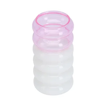 Bubble 2-i-1 vase og lysestake 13,5 cm - Pink - Design Letters