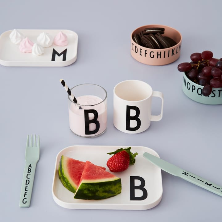 Design Letters barnebestikk melamin, Grønn Design Letters