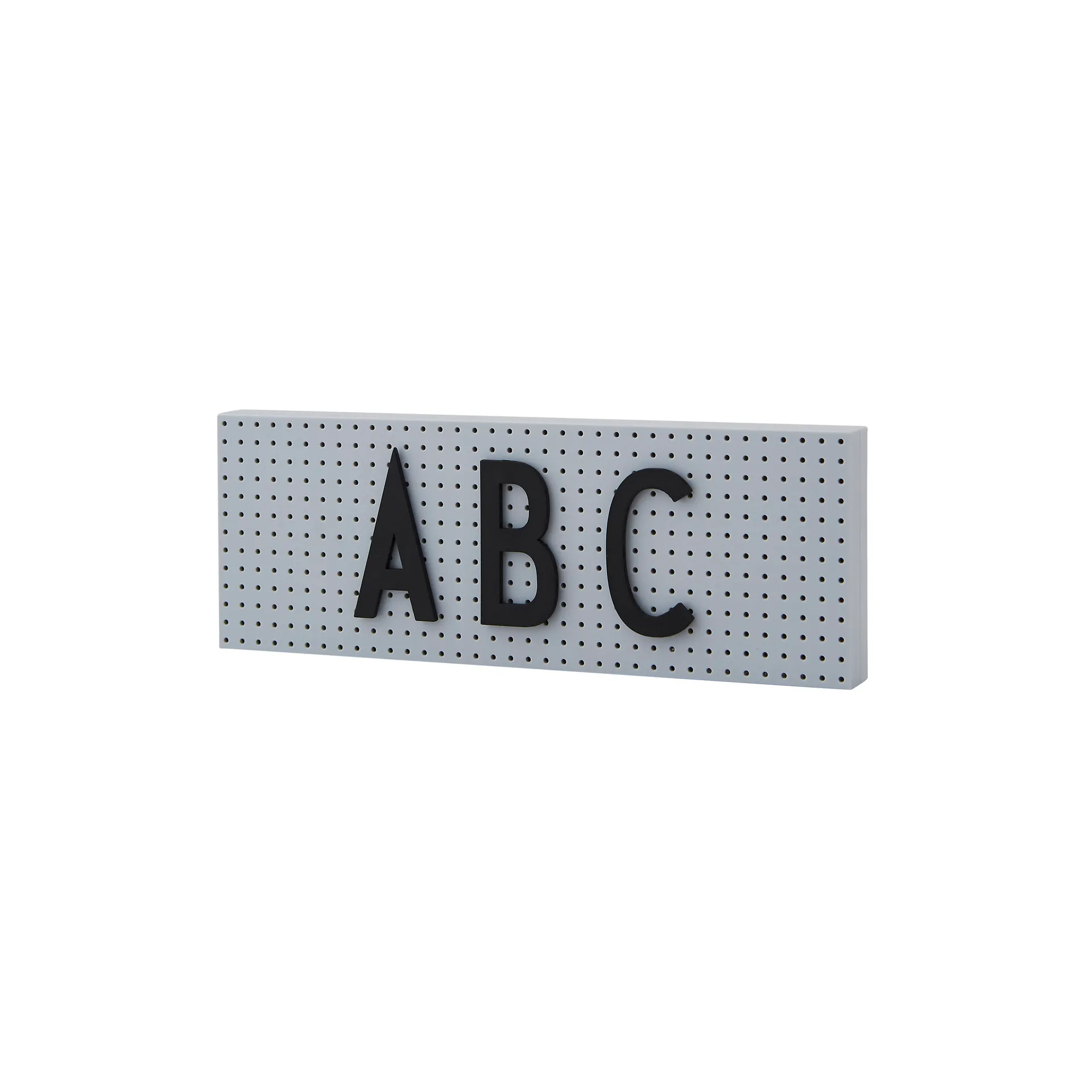 Design Letters Bokstavstavle The Sign, grå Design Letters