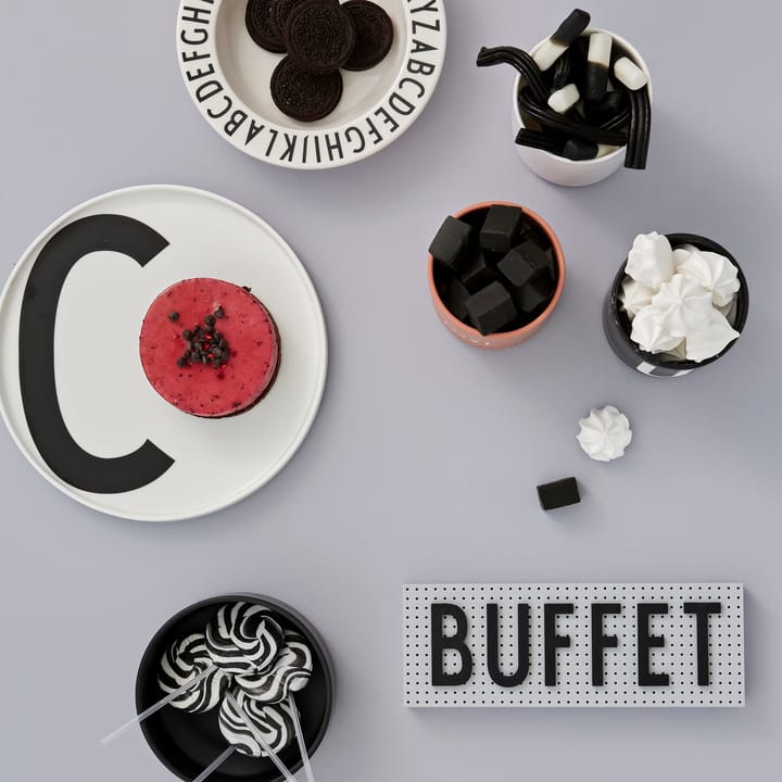 Design Letters Bokstavstavle The Sign, grå Design Letters