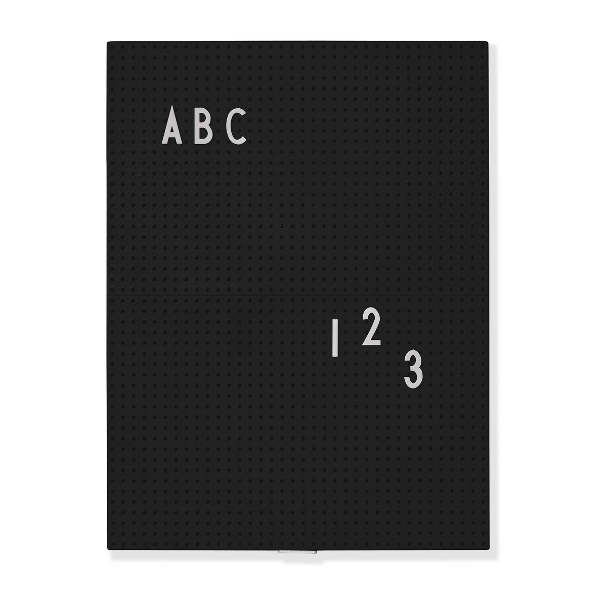 Design Letters Design Letters bokstavtavle A4 Svart