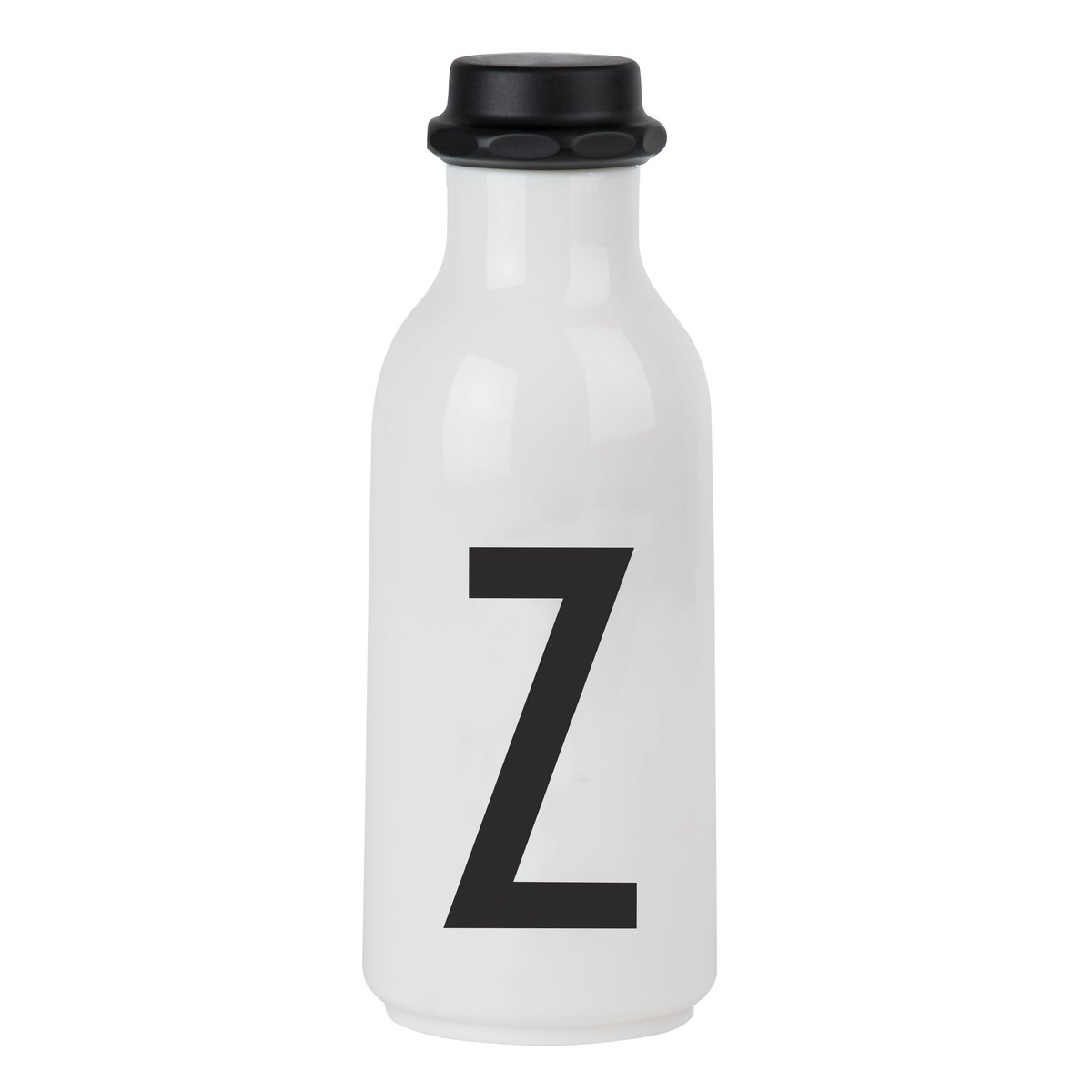 Design Letters drikkeflaske Z | Skandinavisk Design | Vannflasker | Svart