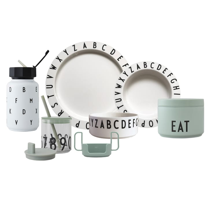 Design Letters Eat & Learn Premium gavesett - Grønn-hvit - Design Letters