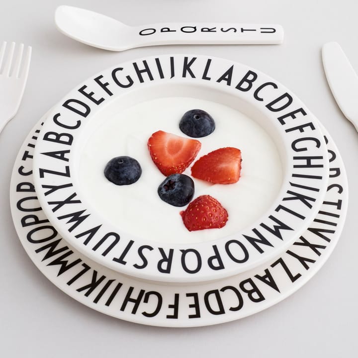 Design Letters Eat & Learn Premium gavesett, Grønn-hvit Design Letters