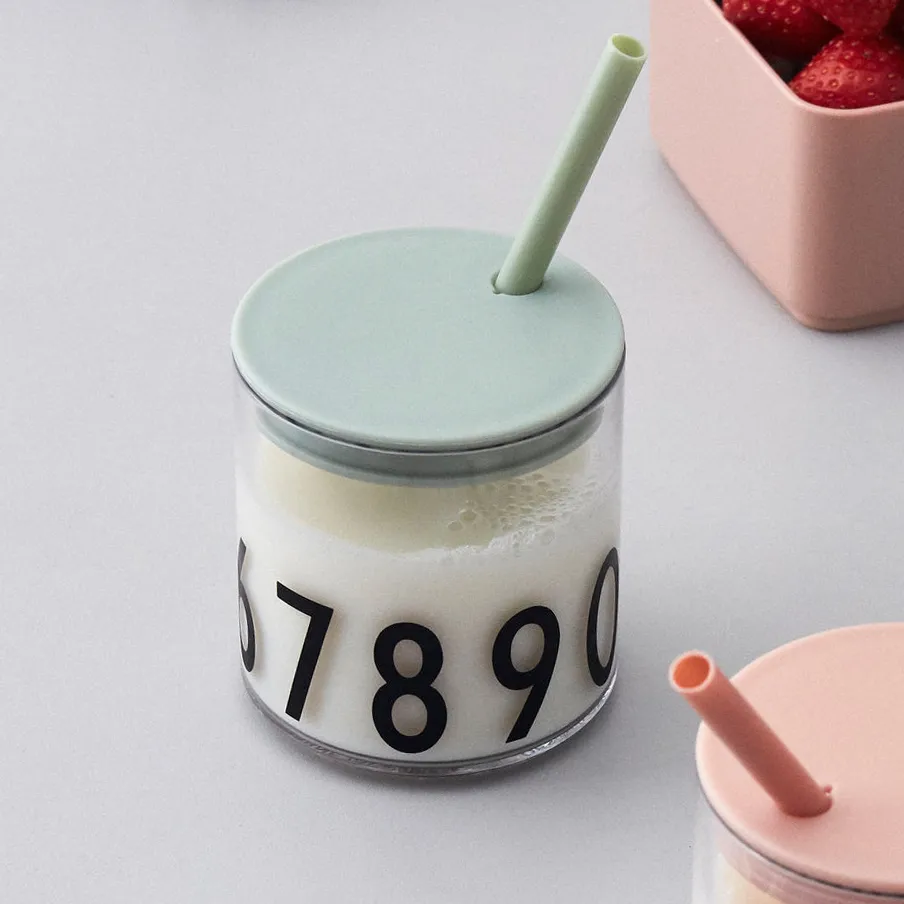 Design Letters Eat & Learn Premium gavesett, Grønn-hvit Design Letters