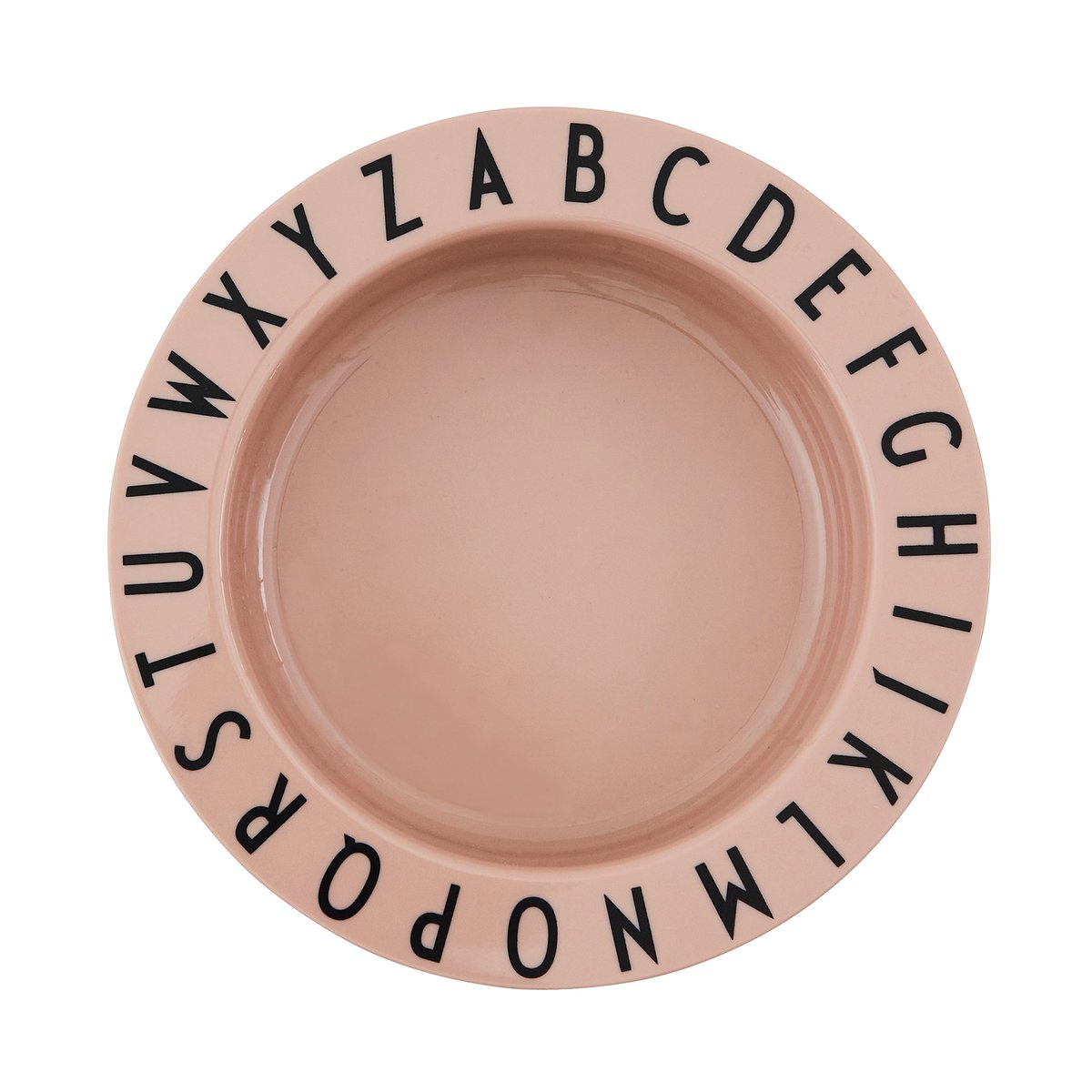 Design Letters Design Letters Eat&Learn dyp tallerken Nude