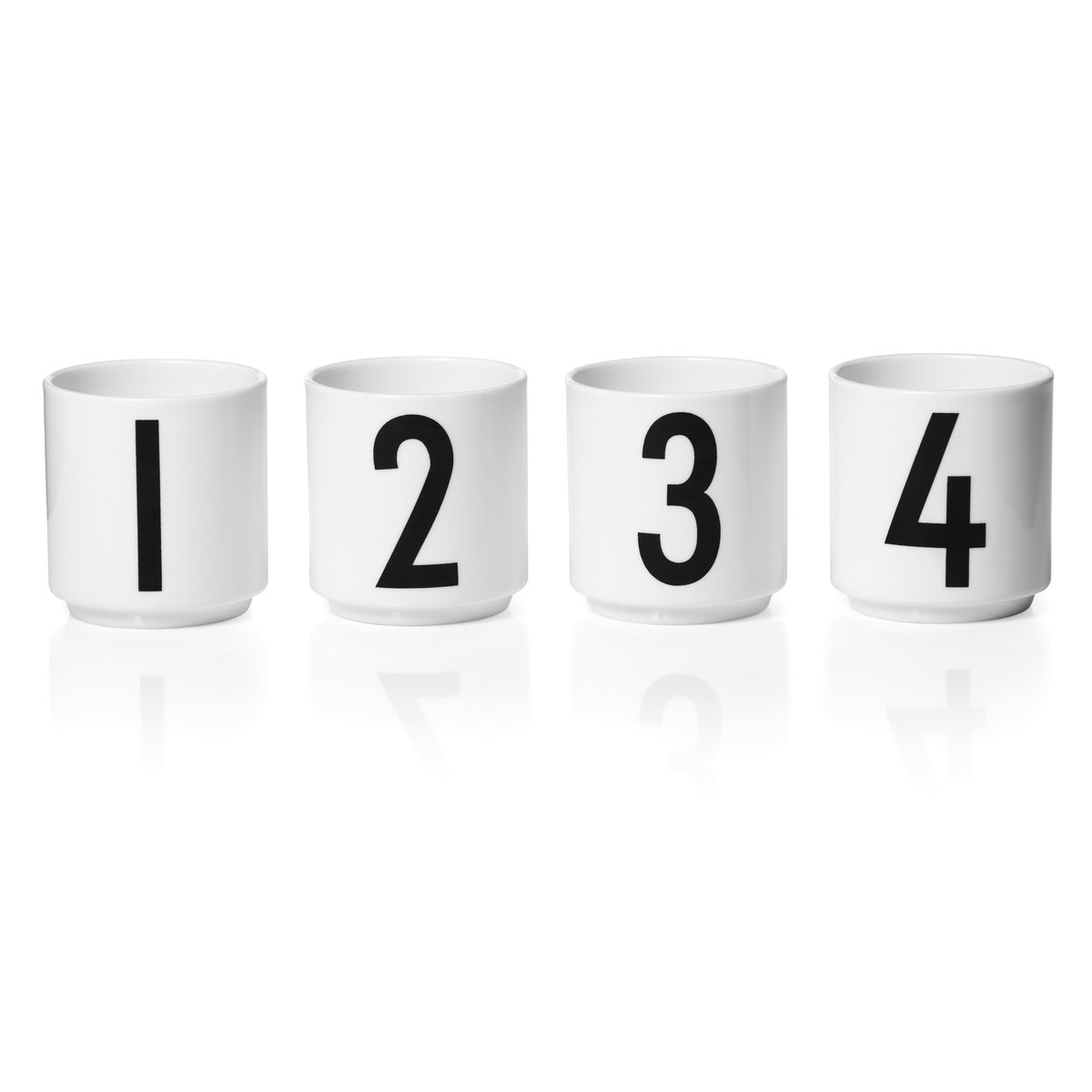 Design Letters Design Letters espressokopp 4-pakn. White