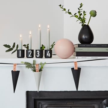 Design Letters espressokopper 4-stk. svart - Black - Design Letters