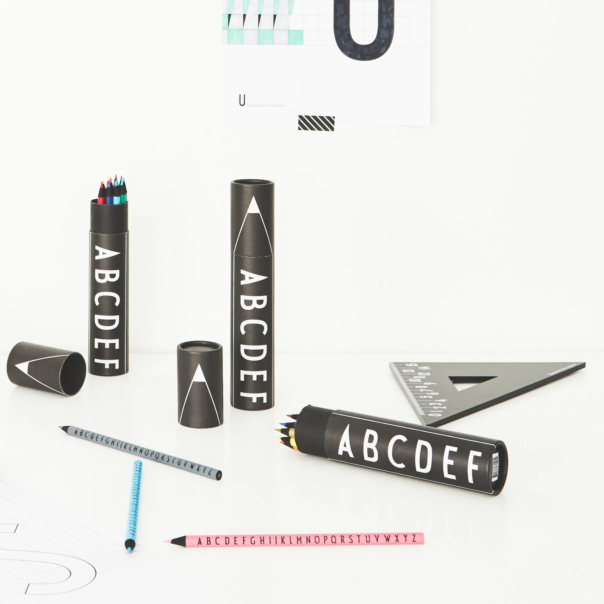 Design Letters fargeblyanter, 15-pakn. Design Letters