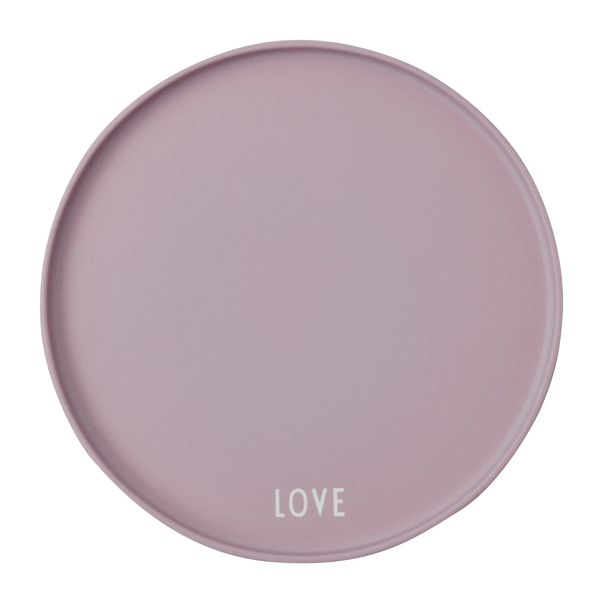 Design Letters favorittallerken Ø 22 cm, Love-lavender Design Letters