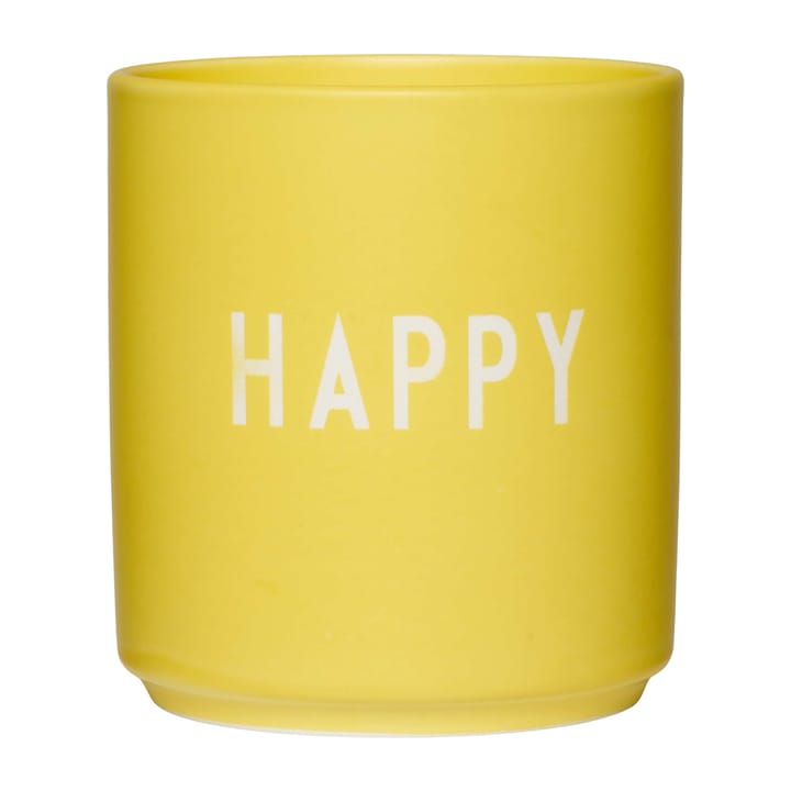 Design Letters favorittkopp 25 cl - Happy-yellow - Design Letters