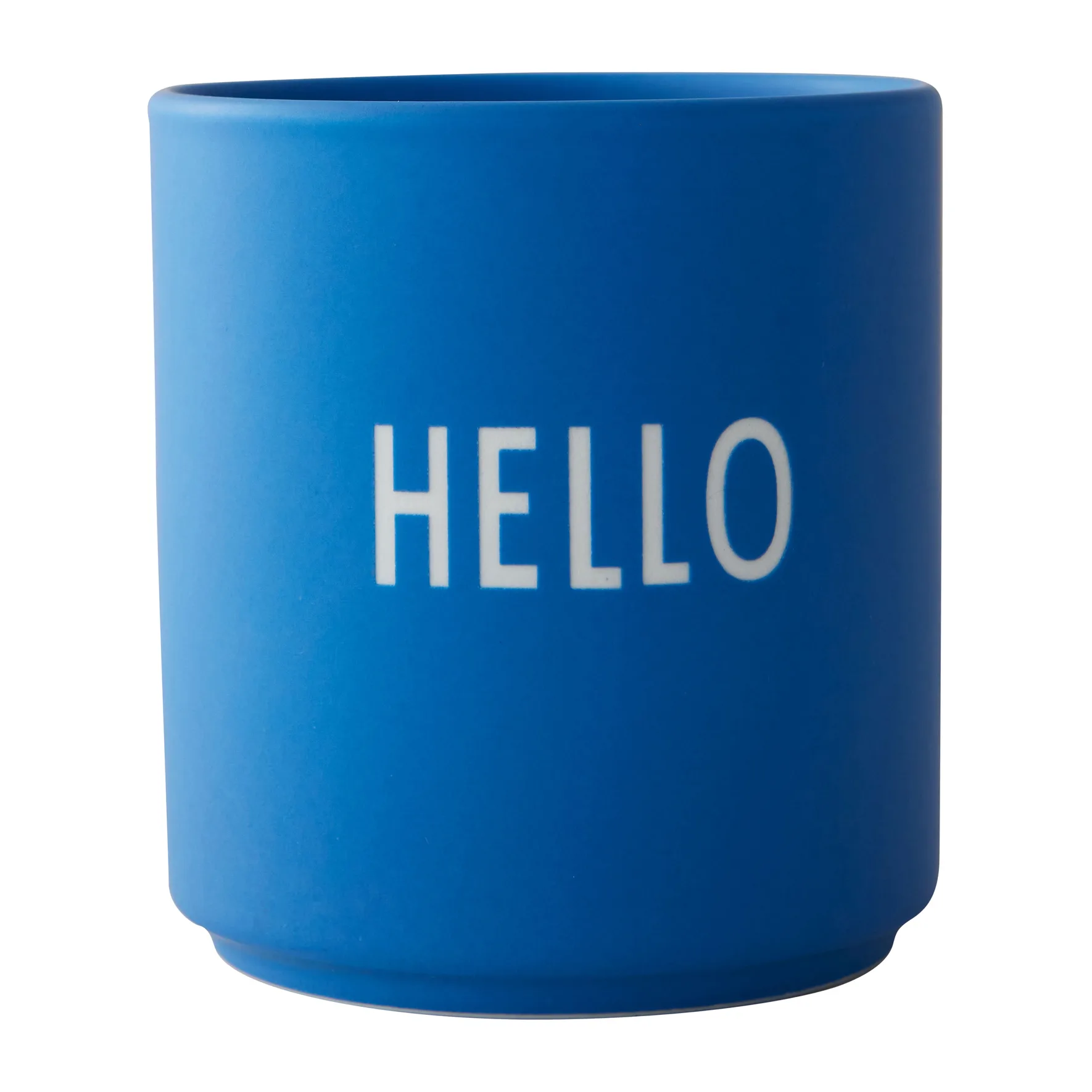 Design Letters favorittkopp 25 cl, Hello-cobalt blue Design Letters