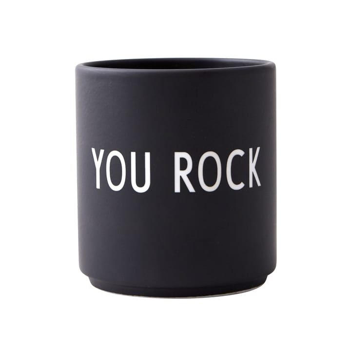 Design Letters favorittkopp 25 cl - You rock-black - Design Letters