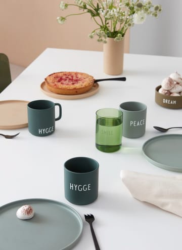 Design Letters favorittkopp med hank 25 cl - Hygge-dark green - Design Letters