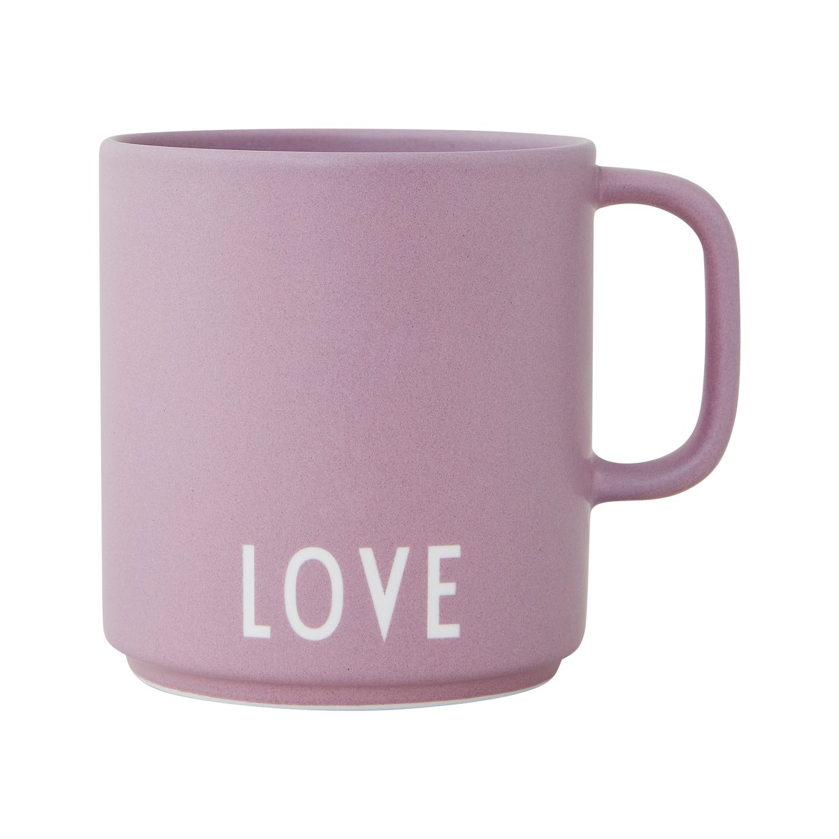 Design Letters Design Letters favorittkopp med hank 25 cl Love-lavender