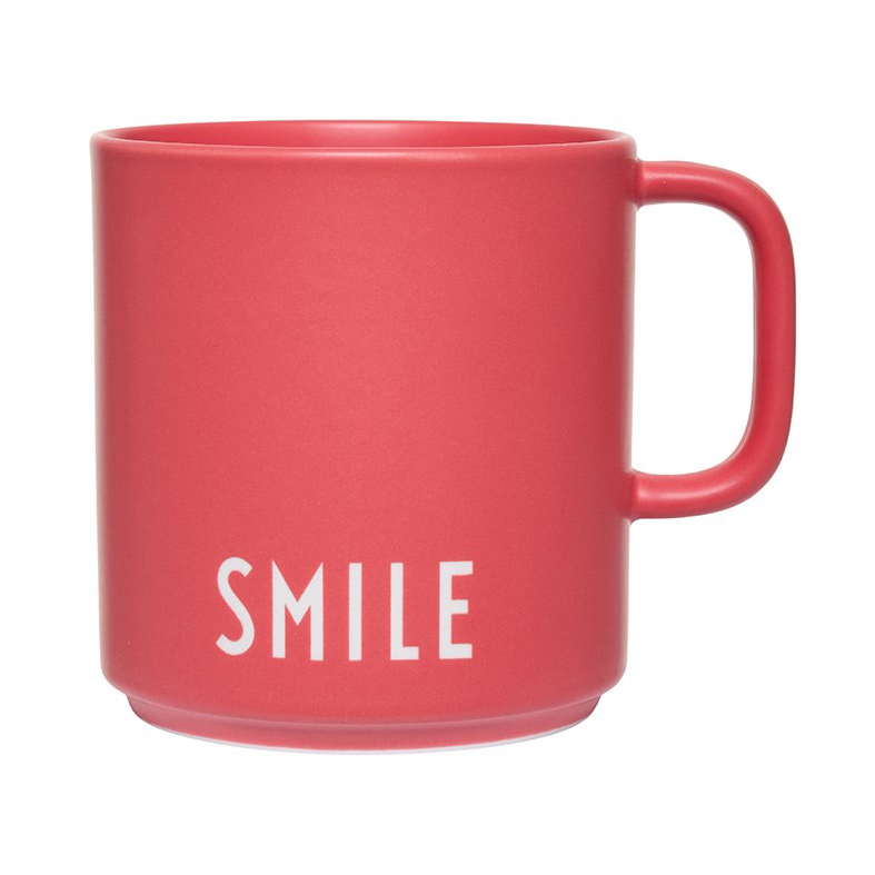 Design Letters Design Letters favorittkopp med hank 25 cl Red