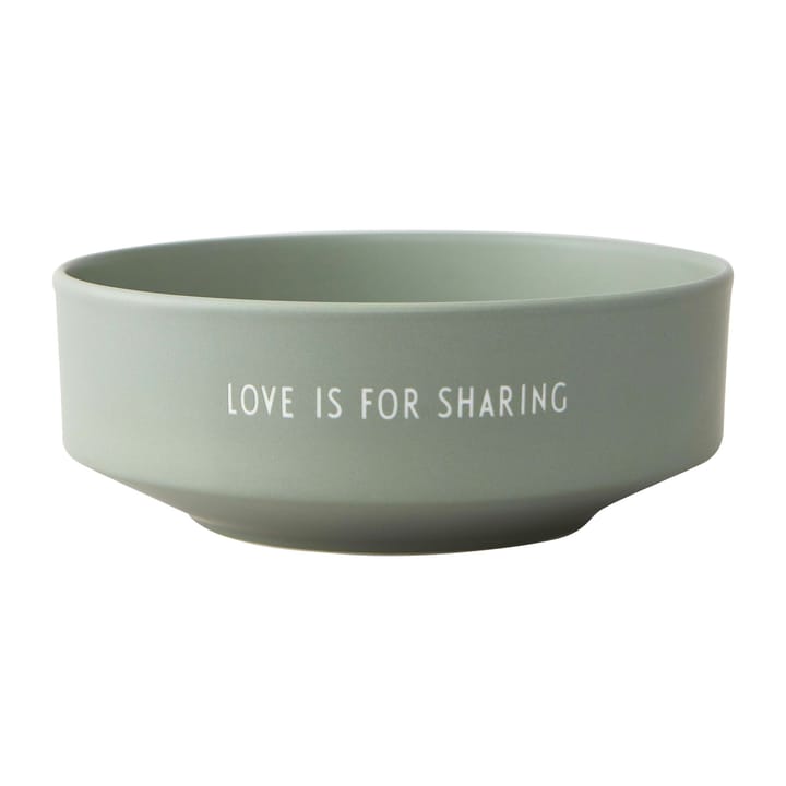 Design Letters favorittskål medium Ø 17,5 cm, Green Design Letters