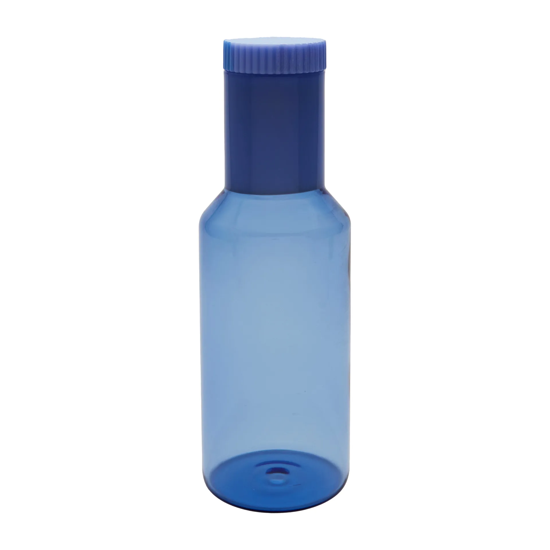 Design Letters glasskaraffel tube 1 L, Blue/milky blue Design Letters