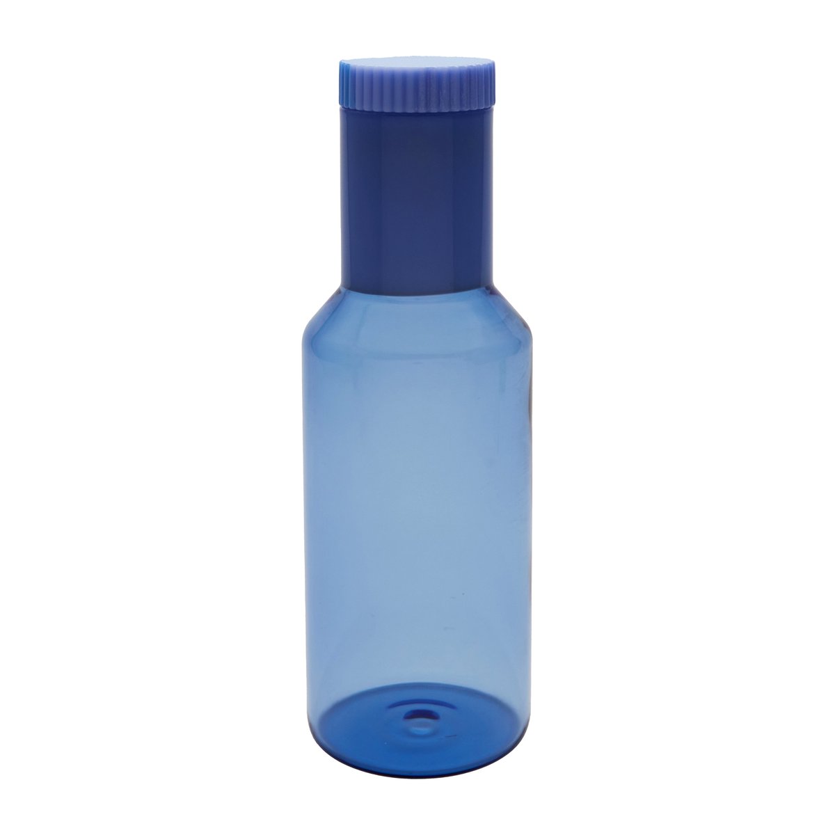Design Letters glasskaraffel tube 1 L Blue/milky blue