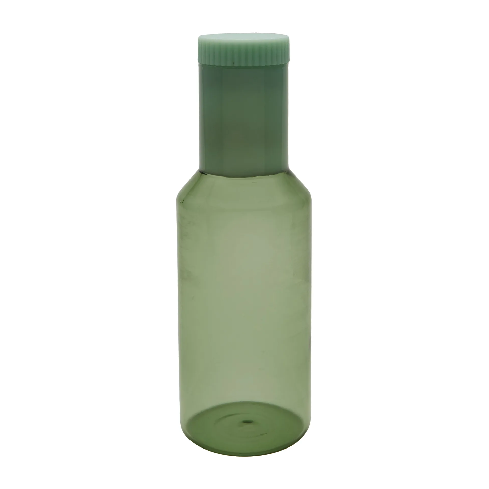 Design Letters glasskaraffel tube 1 L, Green/milky green Design Letters
