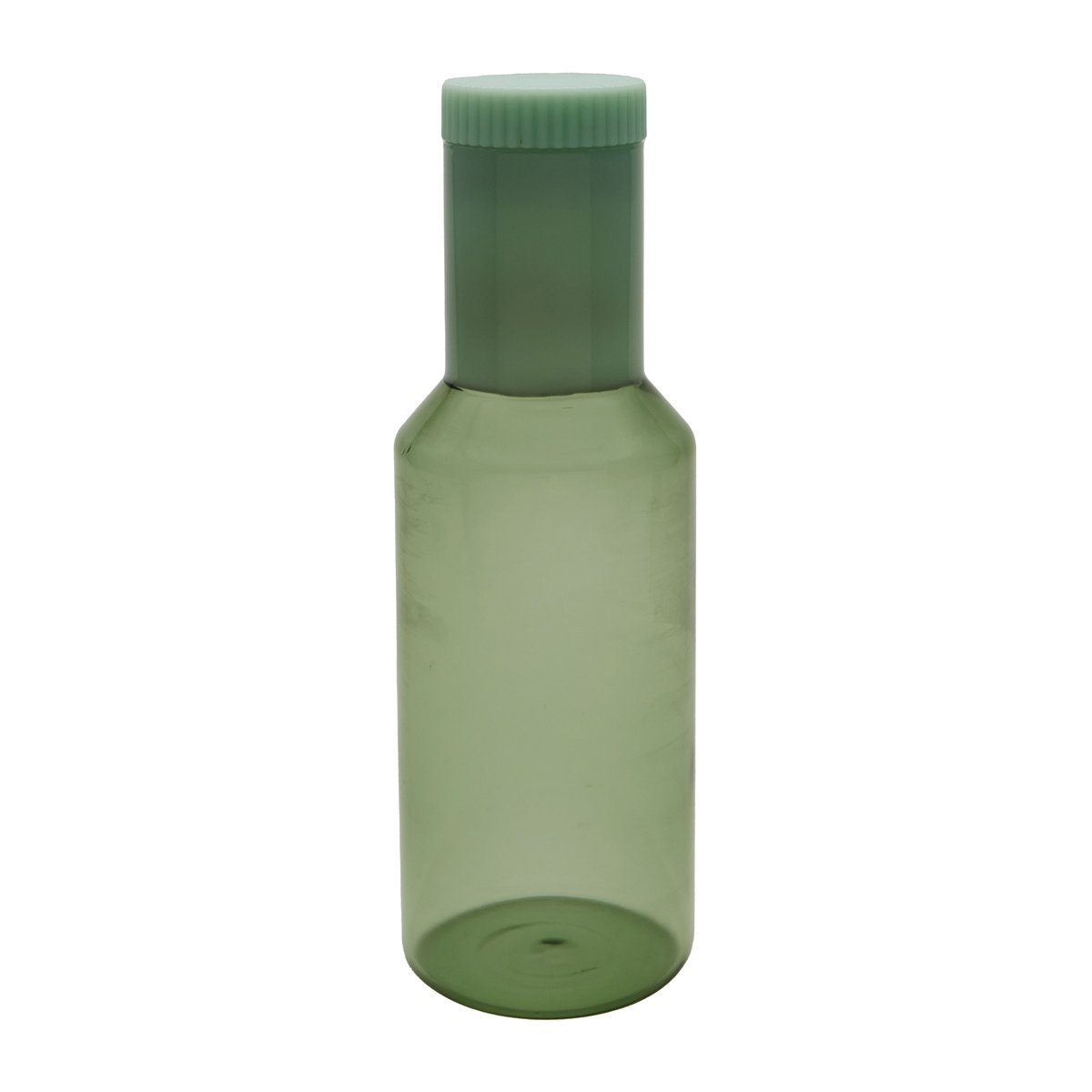 Design Letters glasskaraffel tube 1 L Green/milky green