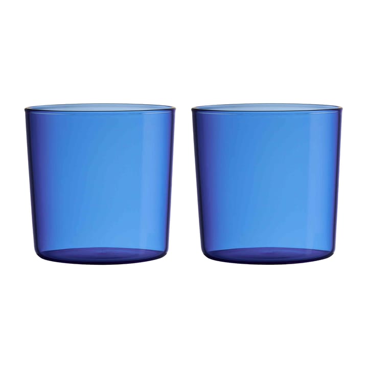 Design Letters Kids Eco drikkeglass 2-pakning, Blue Design Letters