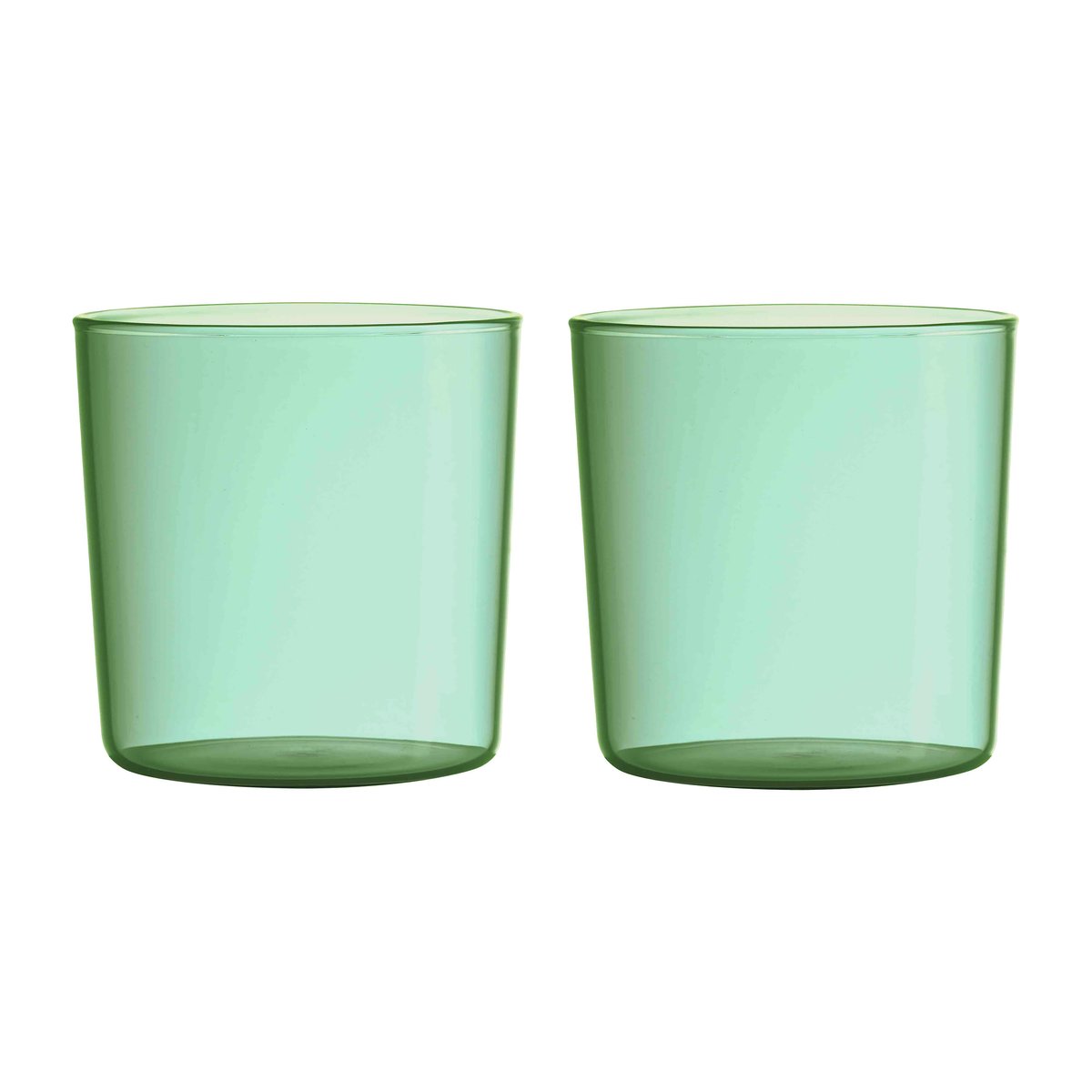 Design Letters Kids Eco drikkeglass 2-pakning Green