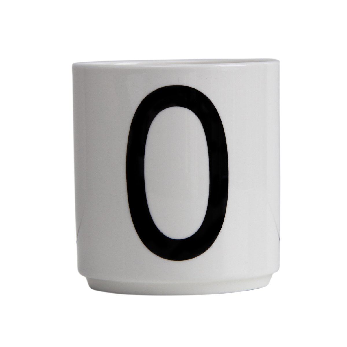 Design Letters kopp O | Skandinavisk Design | Kaffekopper | Svart