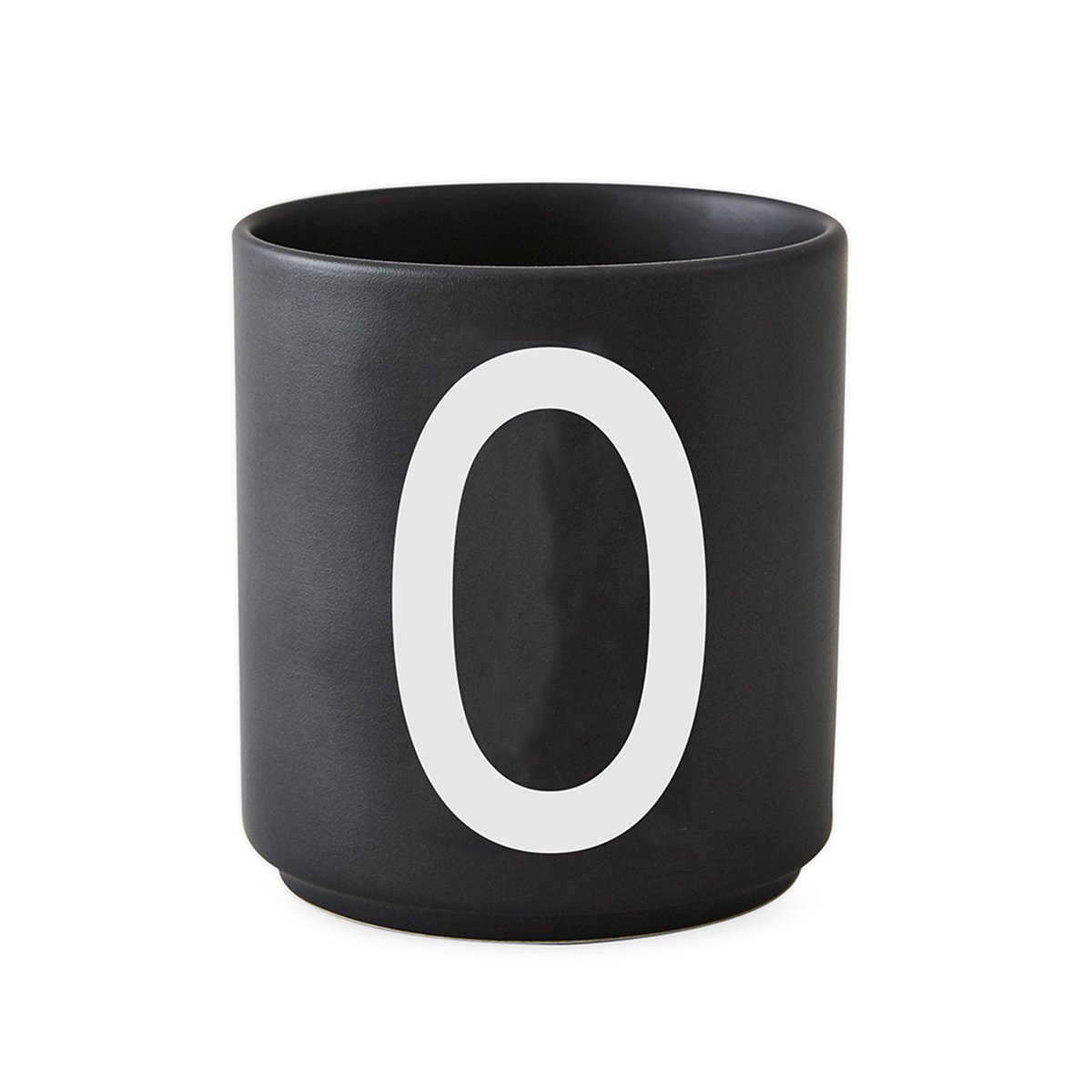 Design Letters kopp svart O | Skandinavisk Design | Kaffekopper | Svart