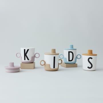 Design Letters lokk til melaminkopp - Mustard - Design Letters