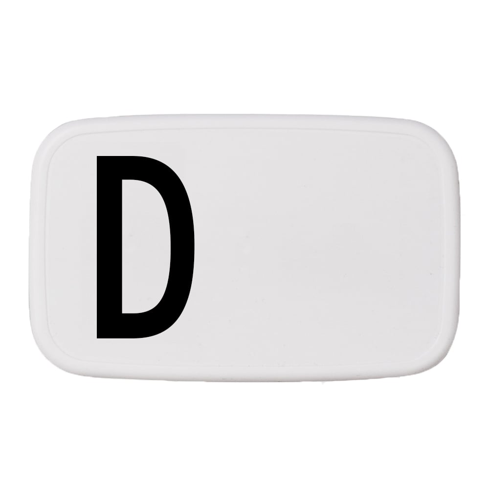 Design Letters matboks D | Skandinavisk Design | Matbokser | Hvit