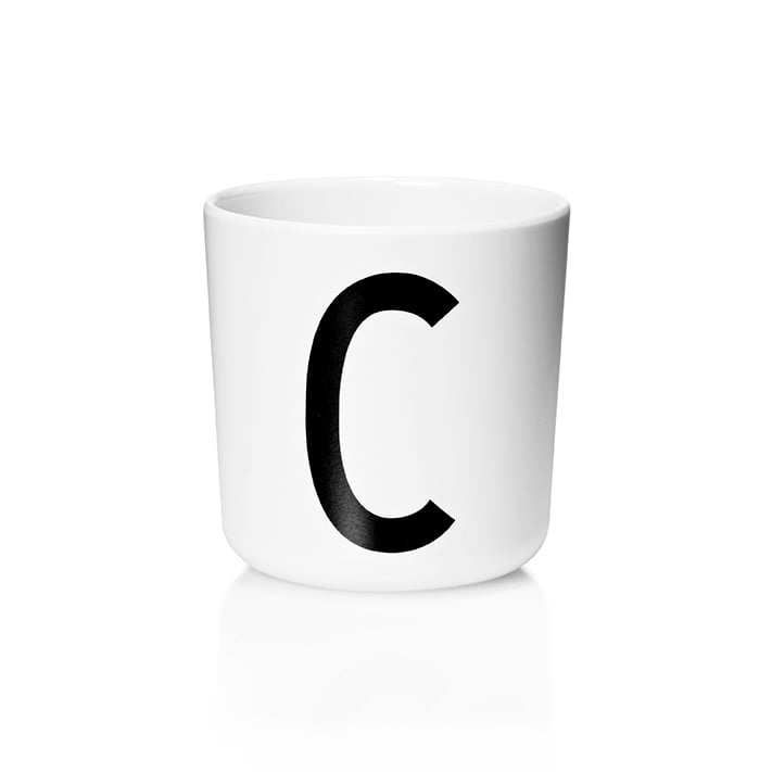 Design Letters personlig kopp eco C | Skandinavisk Design | Kaffekopper | Hvit
