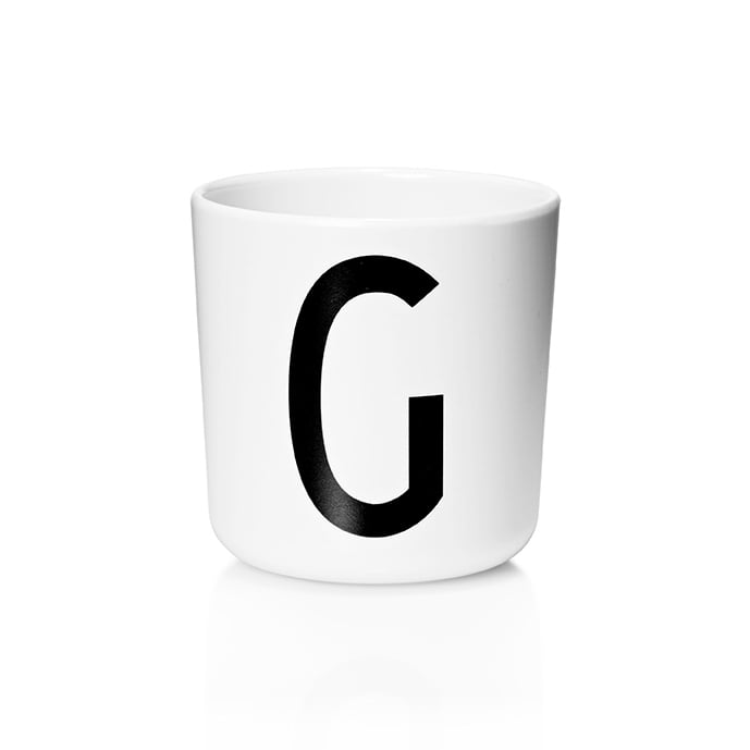 Design Letters personlig kopp eco G | Skandinavisk Design | Kaffekopper | Hvit