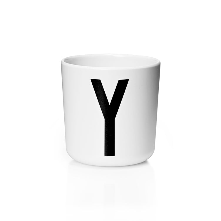 Design Letters personlig kopp eco Y | Skandinavisk Design | Kaffekopper | Hvit