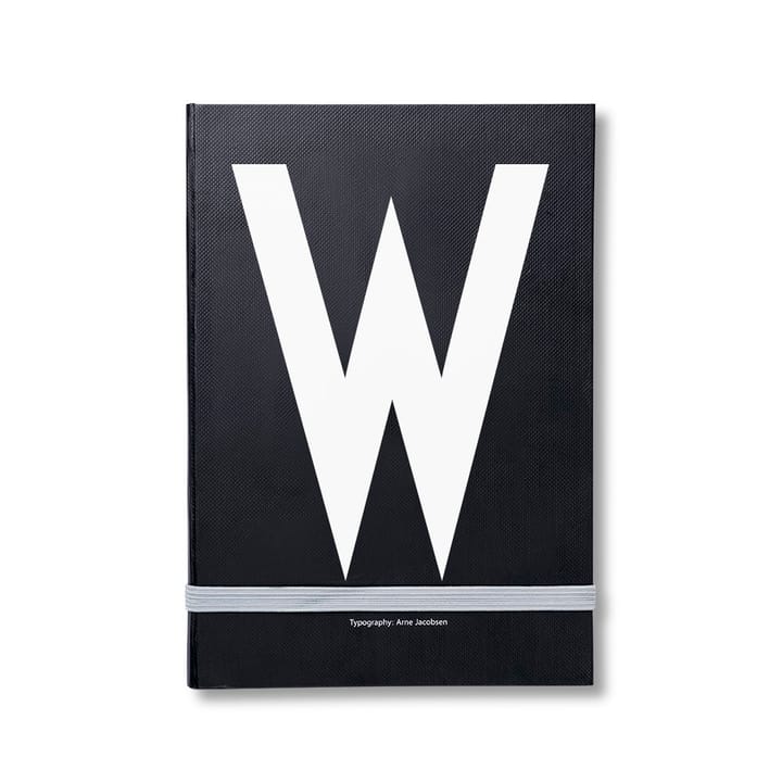 Design Letters personlig notatbok - W - Design Letters