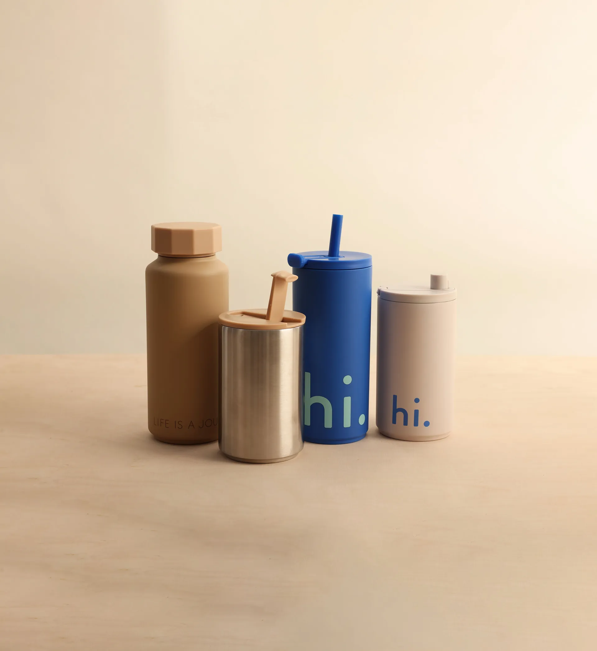 Design Letters reisekrus 35 cl, Hi-pastel beige Design Letters