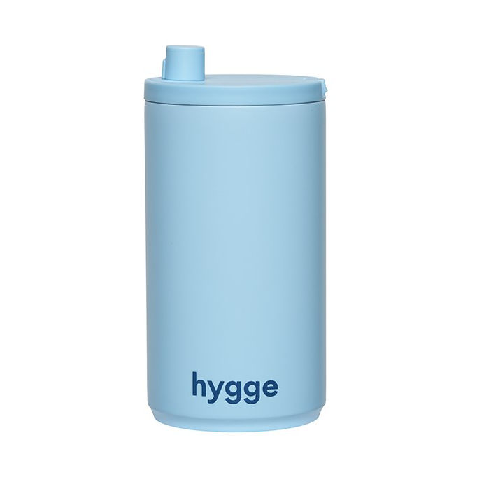 Design Letters Design Letters reisekrus 35 cl Hygge-Lyseblå