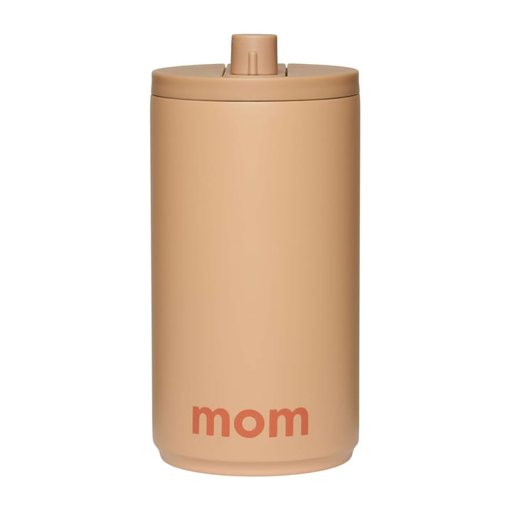 Design Letters reisekrus 35 cl - Mom-beige - Design Letters