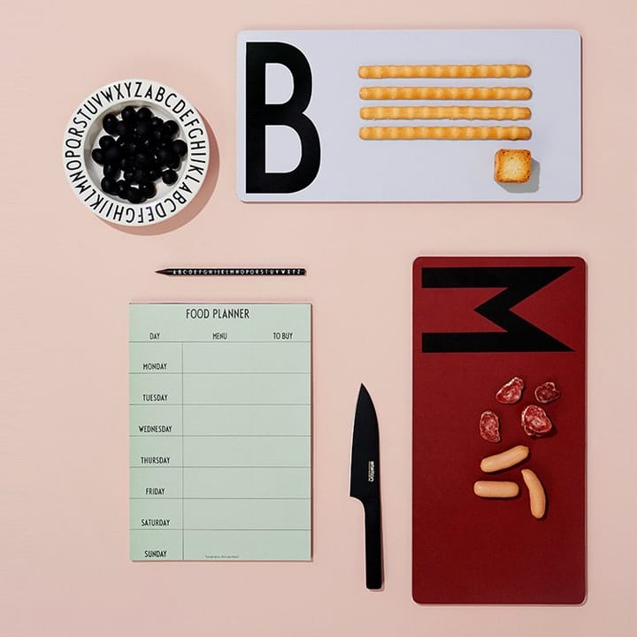 Design Letters skjærefjøl - M for meat - Design Letters